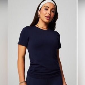 Fabletics Feather Tech+ Short-Sleeve Top- Large